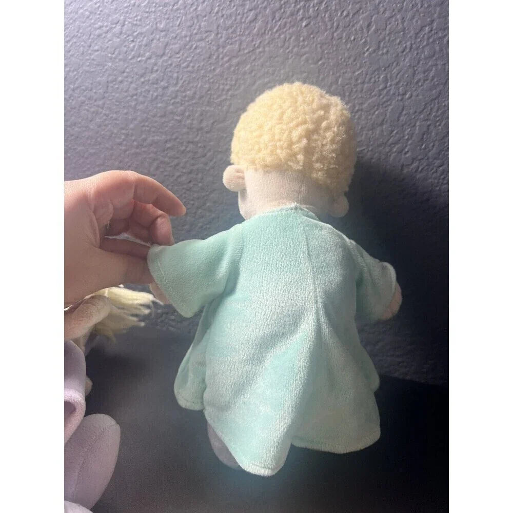 Precious Moments Tender Tails 1999 Mary Joseph Jesus  Nativity  Scene Plush Set